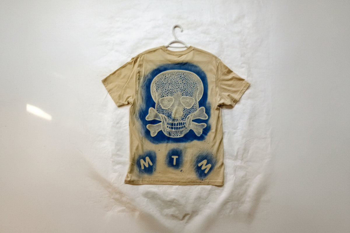 Beige crossbone short sleeve