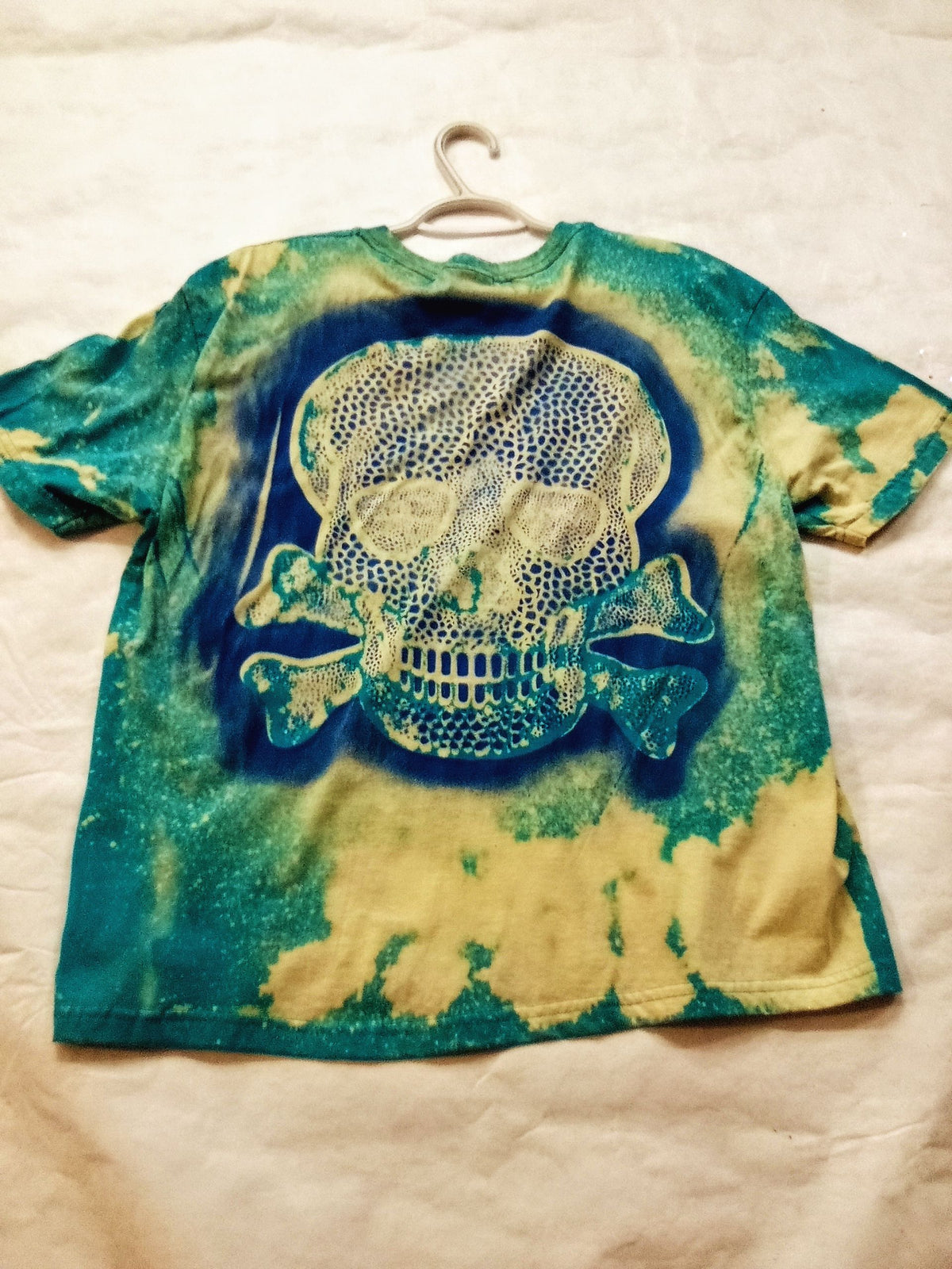 Baby blue crossbone short sleeve