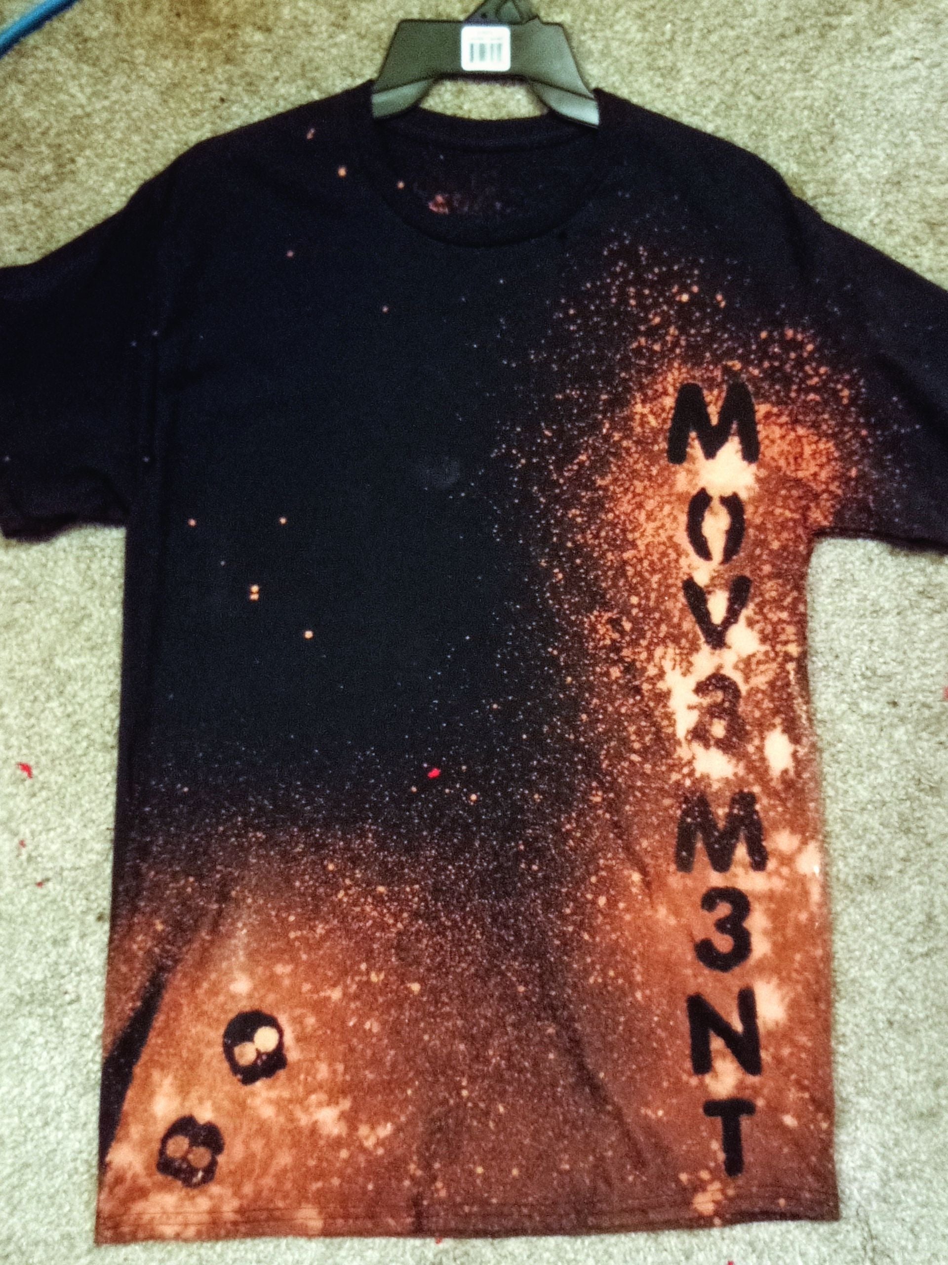 Black Bleached cross bone skull short sleeve