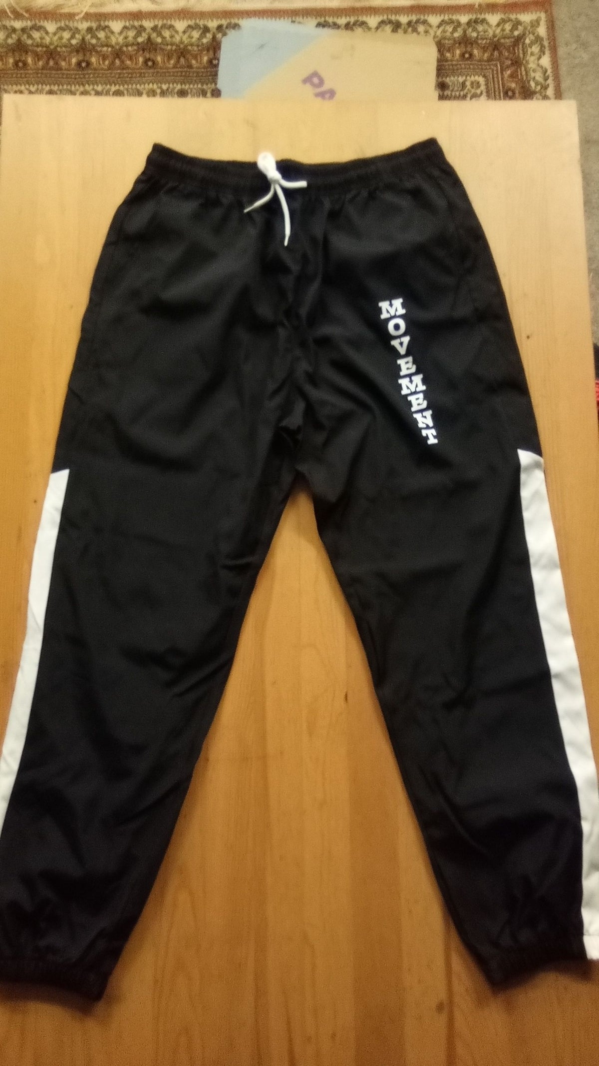 Black and white track suit set