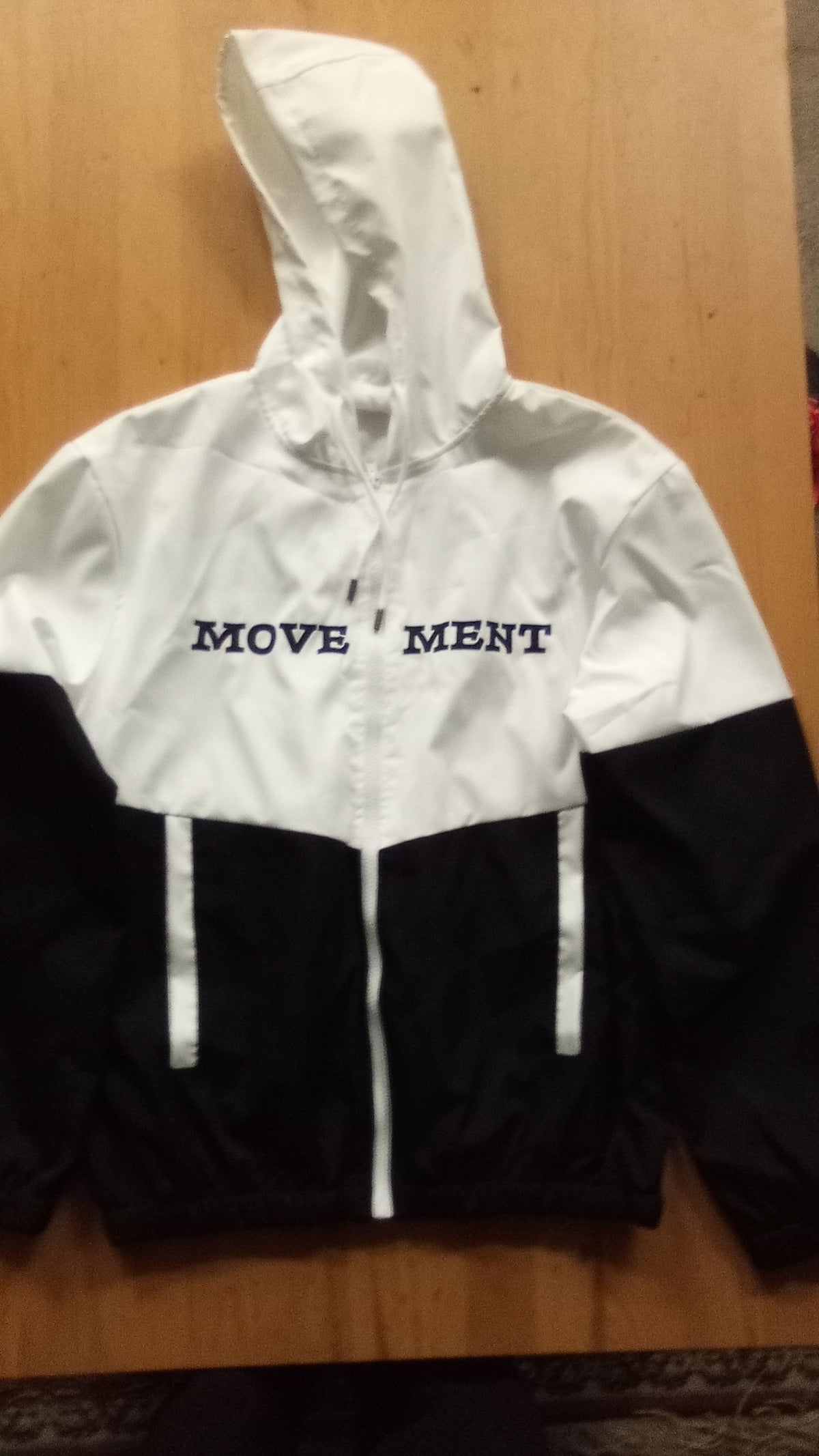 Black and white track suit set